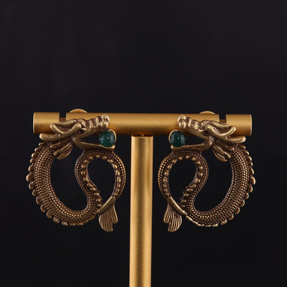 Vintage Artisan Elegant Chic Earrings Handcrafted Design