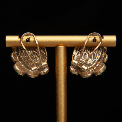 Vintage Natural Stone Luxury Earrings for Ladies