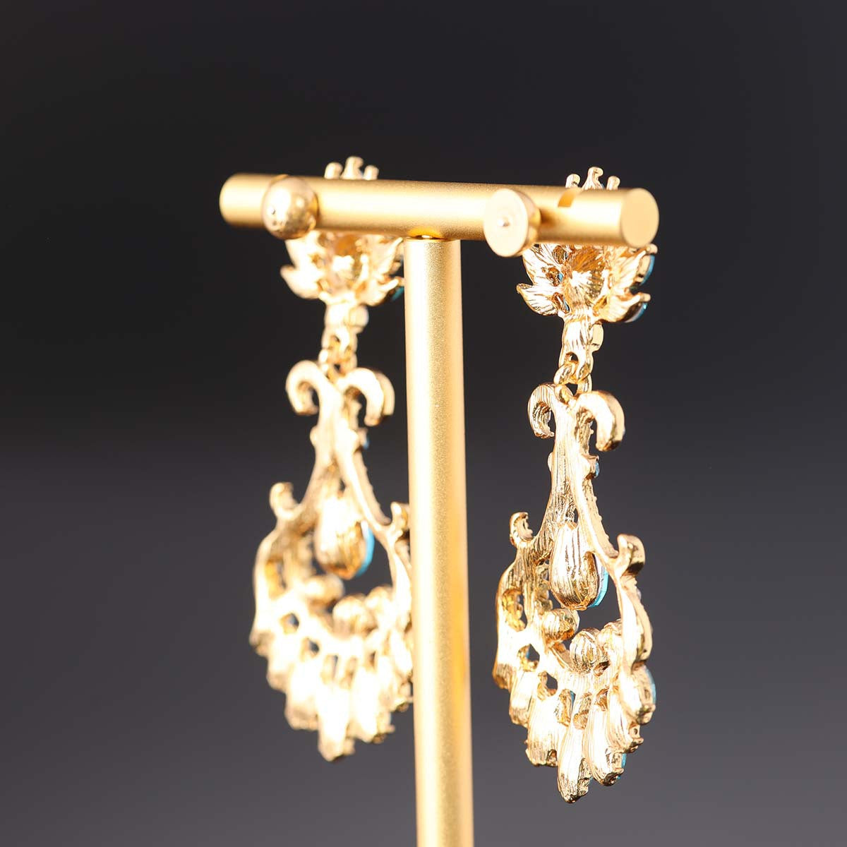 Vintage Cubic Zirconia Classic Earrings Gift Jewelry