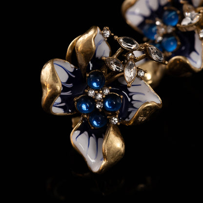 Vintage Artisan Handcrafted Timeless Earrings Handcrafted Design