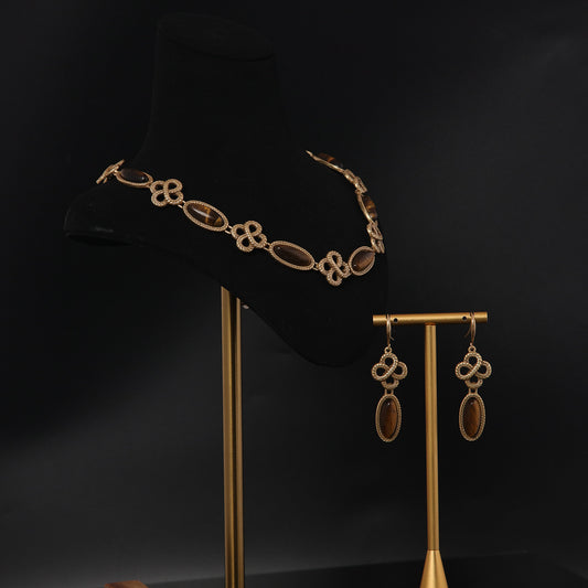 Vintage Luxury Jewelry Set Designer Baroque Heirloom