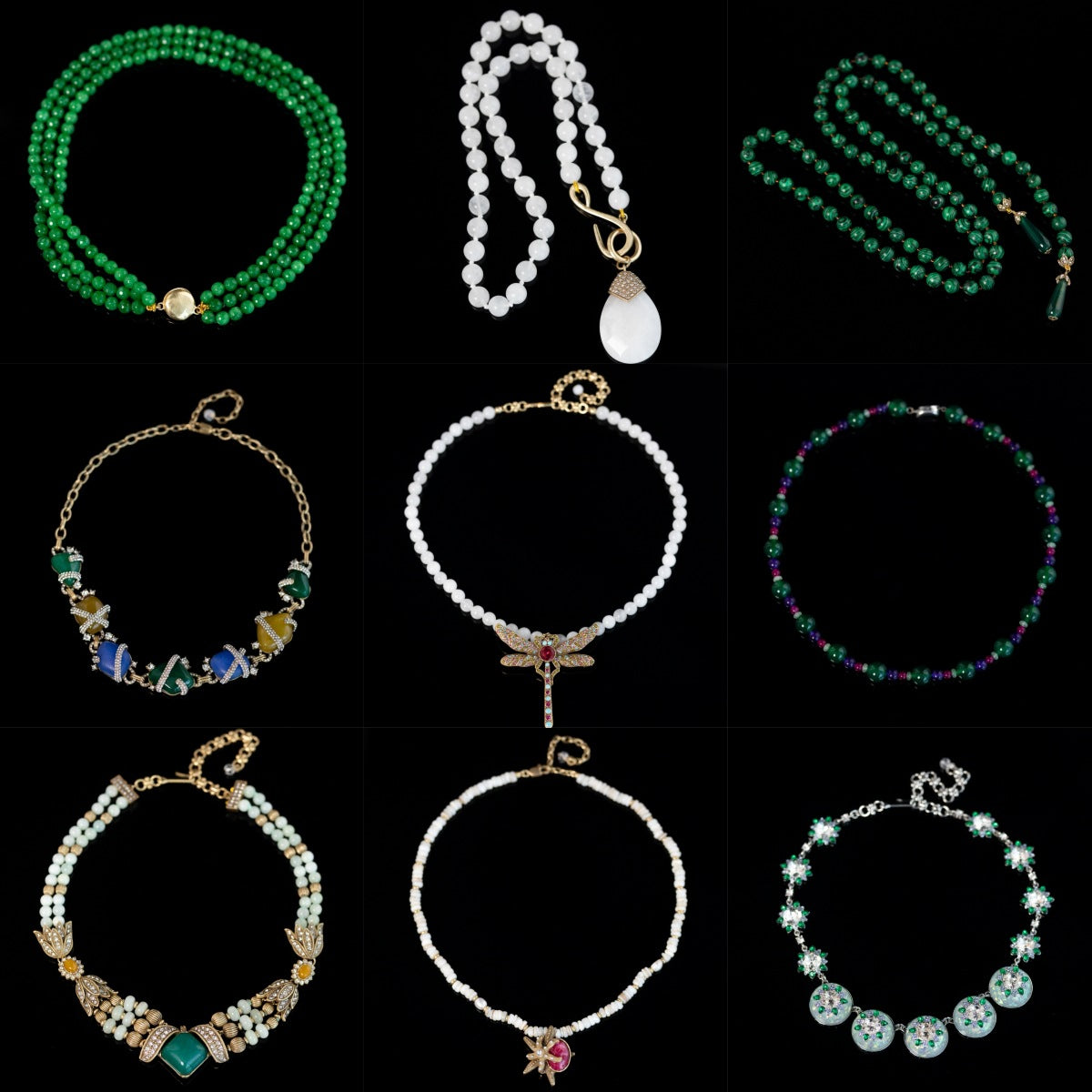 Vintage Floral Chic Elegant Necklace Gift Jewelry