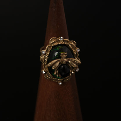 Vintage Geometric Elegant Refined Open Ring Timeless Style