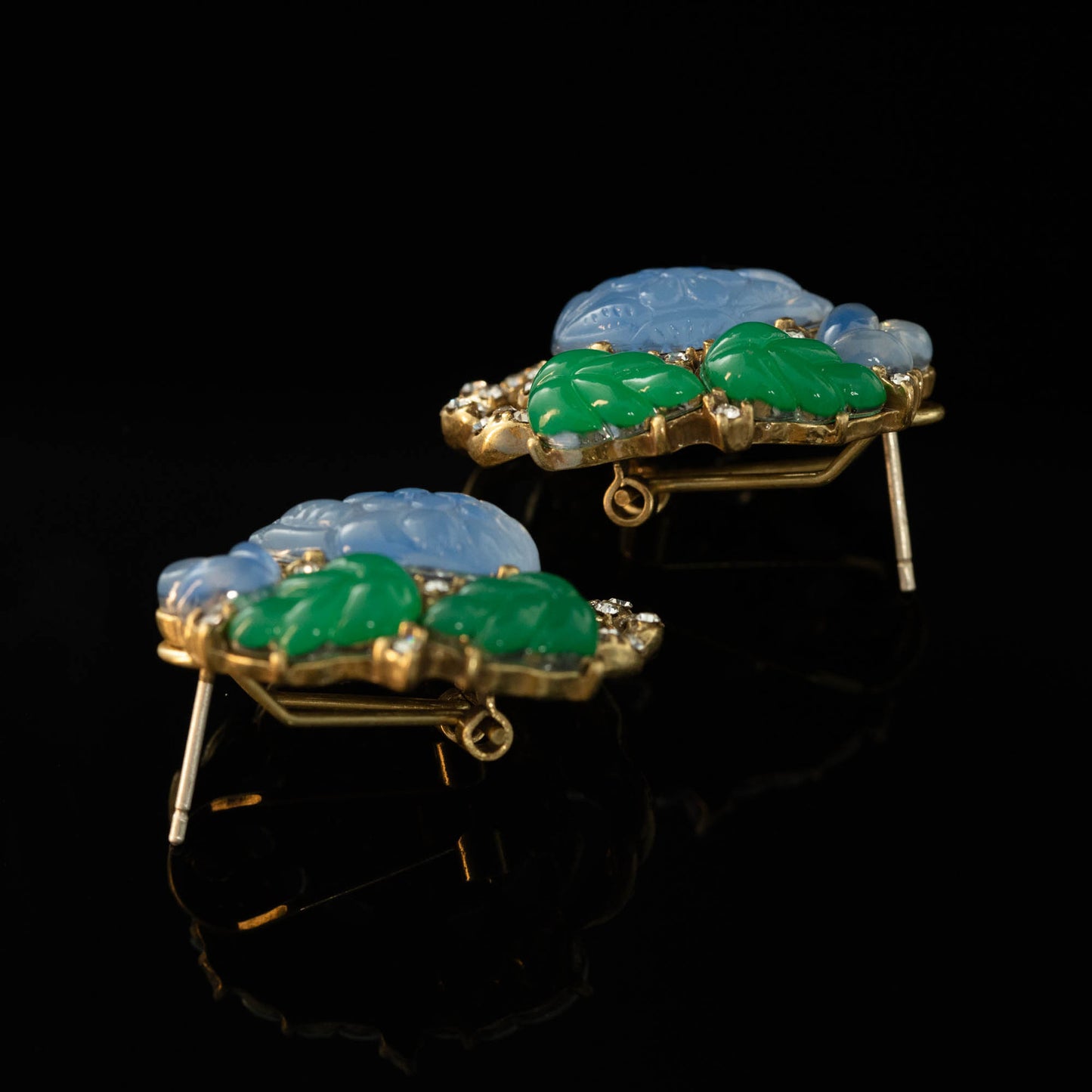 Vintage Heart Refined Elegant Earrings Handcrafted Design