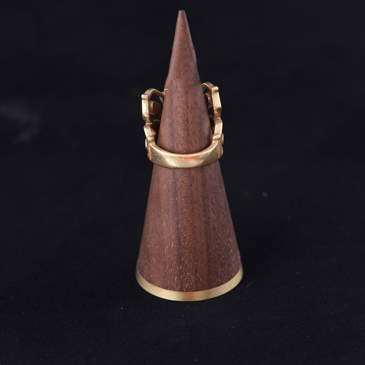 Vintage Enamel Classic Statement Open Ring Timeless Style