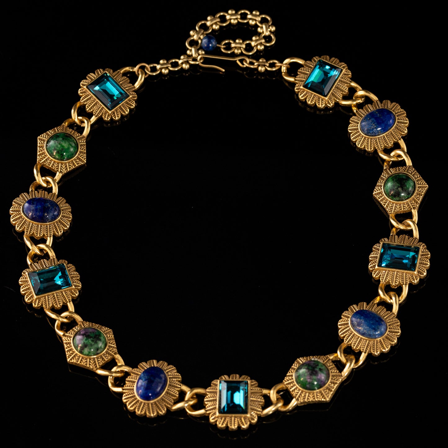 Vintage Crystal Heart Luxury Handcrafted Necklace for Ladies