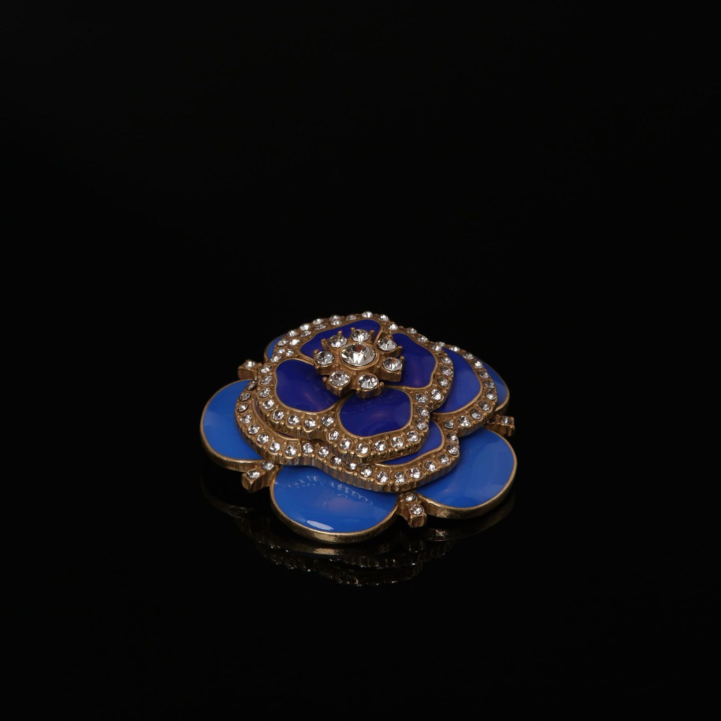 Vintage Enamel Floral Artisan Brooches for Women