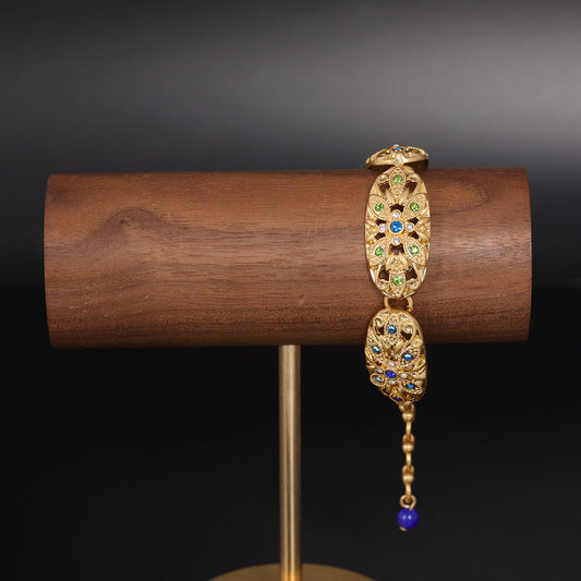 Vintage Geometric Refined Baroque Bracelet for Men