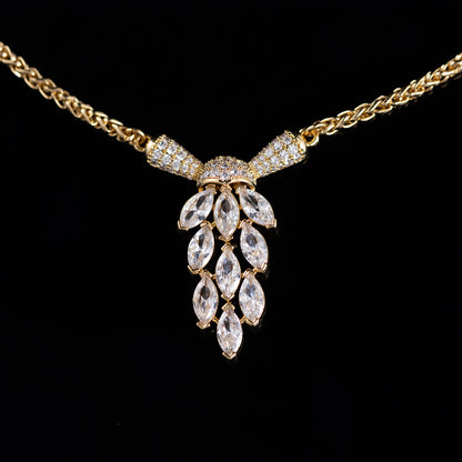 Vintage Natural Stone Classic Necklace Handcrafted Design