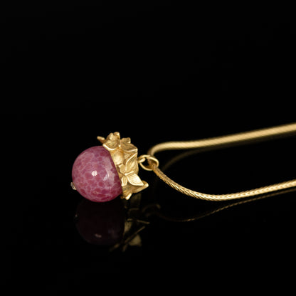 Vintage Natural Stone Butterfly Artisan Handcrafted Necklace for Ladies
