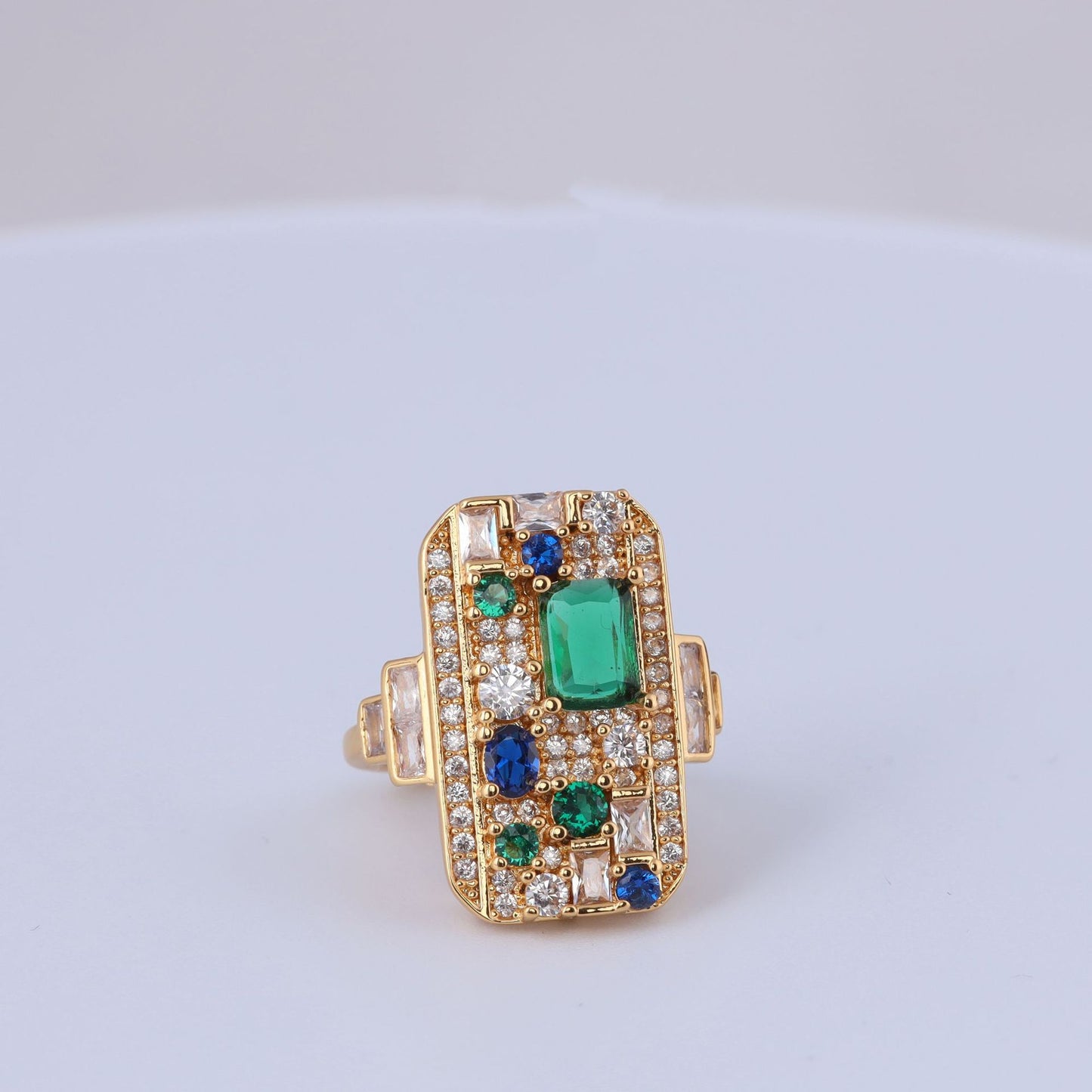 Vintage Geometric Artisan Timeless Open Ring