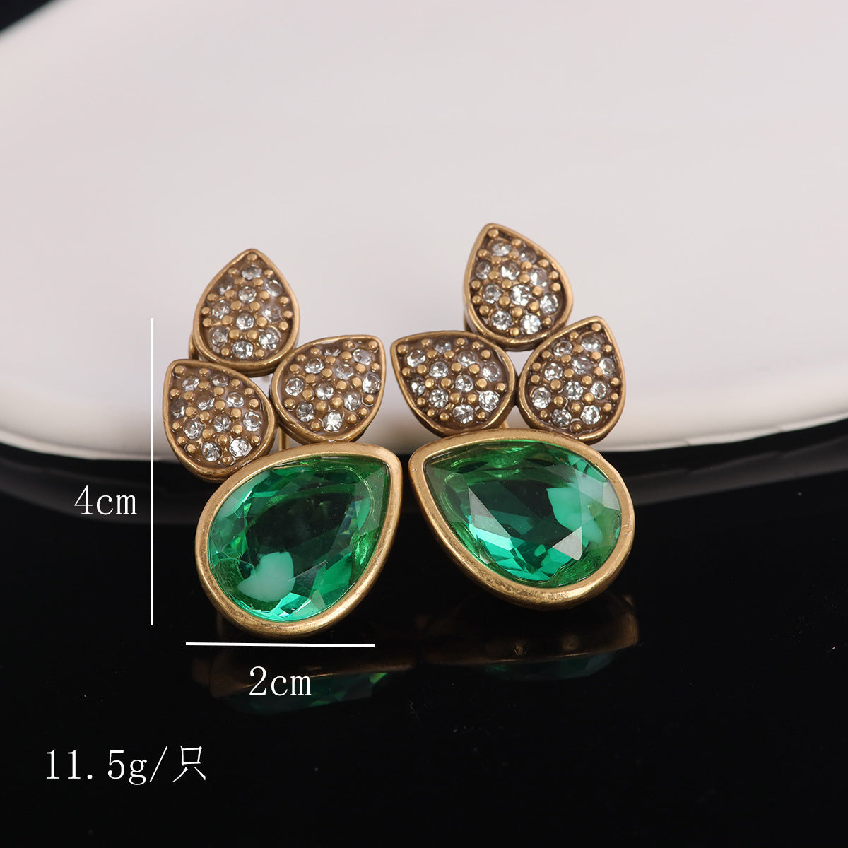 Vintage Teardrop Timeless Statement Earrings Gift Jewelry