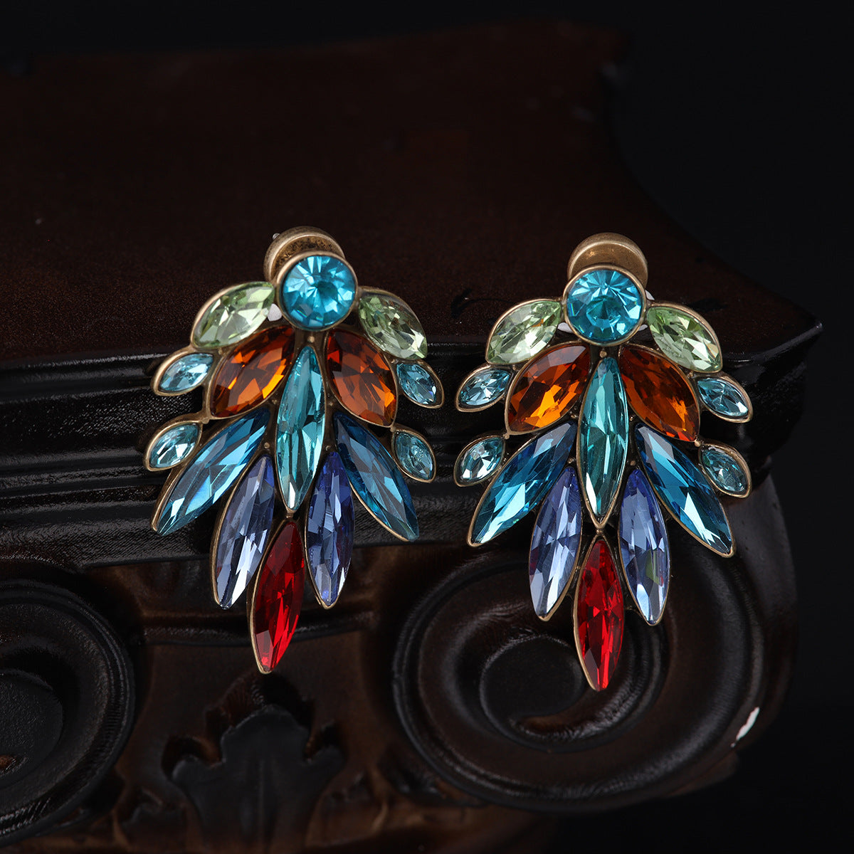 Vintage Geometric Elegant Statement Earrings Timeless Style