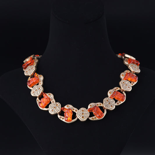 Vintage Geometric Timeless Handcrafted Necklace Timeless Style