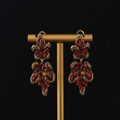 Vintage Leaf Timeless Classic Earrings Gift Jewelry
