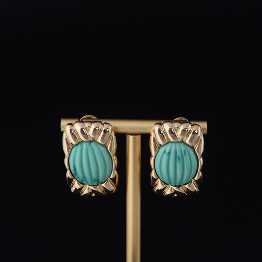 Vintage Geometric Elegant Statement Earrings Timeless Style