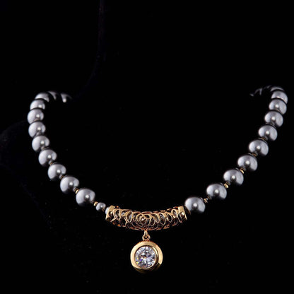 Vintage Geometric Timeless Timeless Necklace Handcrafted Design