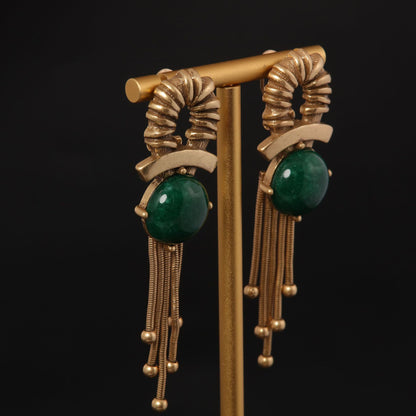 Vintage Geometric Statement Statement Earrings for Ladies