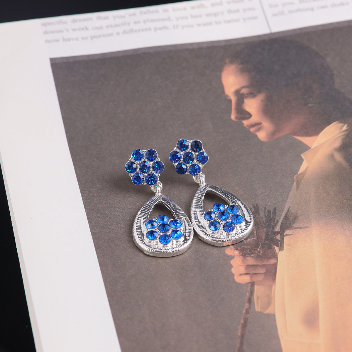 Vintage Floral Chic Artisan Earrings Handcrafted Design