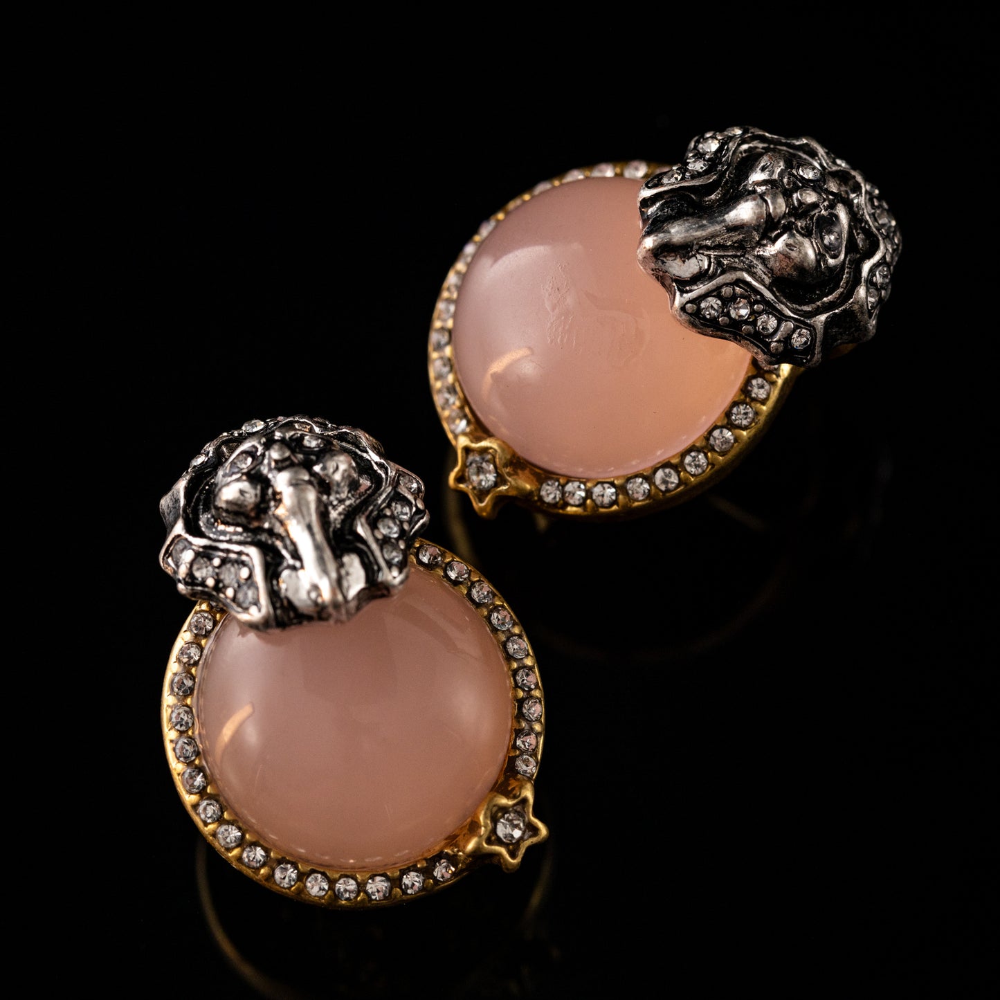 Vintage Crystal Luxury Artisan Earrings for Ladies