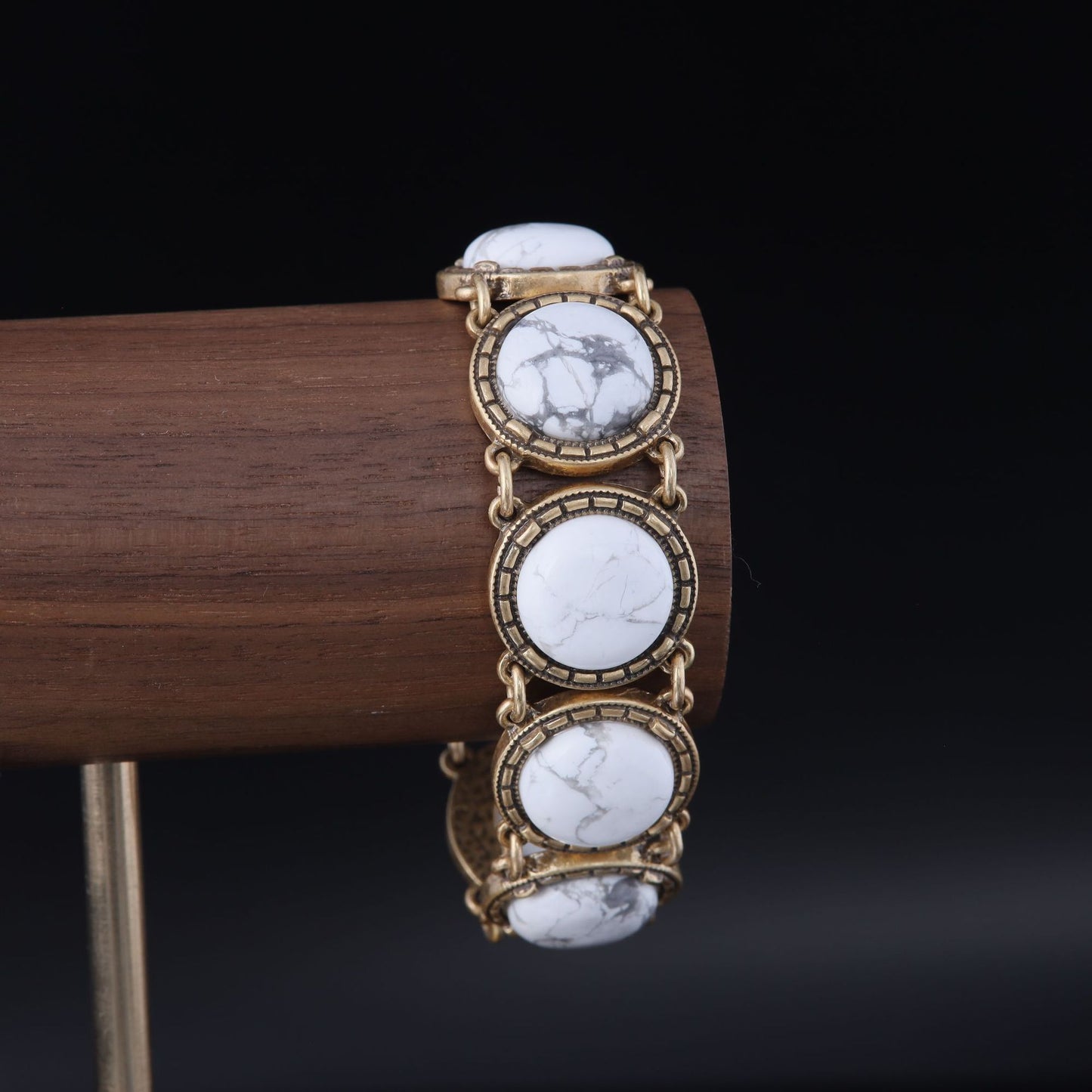 Vintage Natural Stone Geometric Timeless Bracelet for Women