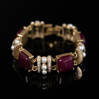 Vintage Timeless Natural Stone Geometric Jewelry Set