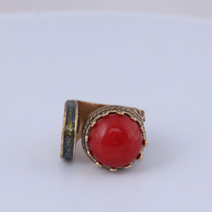 Vintage Geometric Statement Classic Open Ring Gift Jewelry