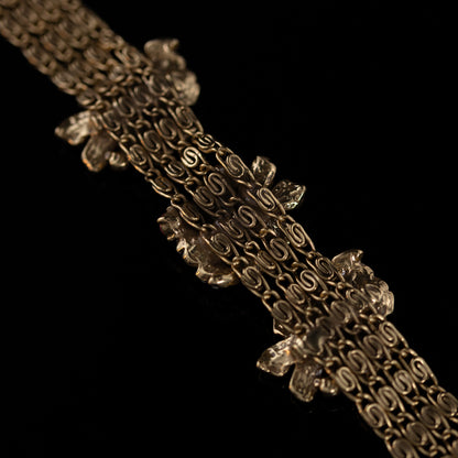 Vintage Crystal Retro Chic Handcrafted Bracelet for Women