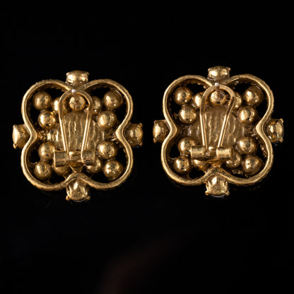 Vintage Natural Stone Star Luxury Handcrafted Earrings for Ladies