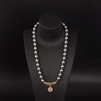 Vintage Pearl Baroque Classic Handcrafted Necklace Handcrafted Design