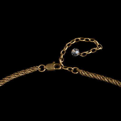 Vintage Natural Stone Star Luxury Stone Inlay Necklace Handcrafted Design
