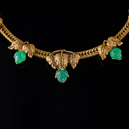 Vintage Leaf Artisan Timeless Necklace Timeless Style