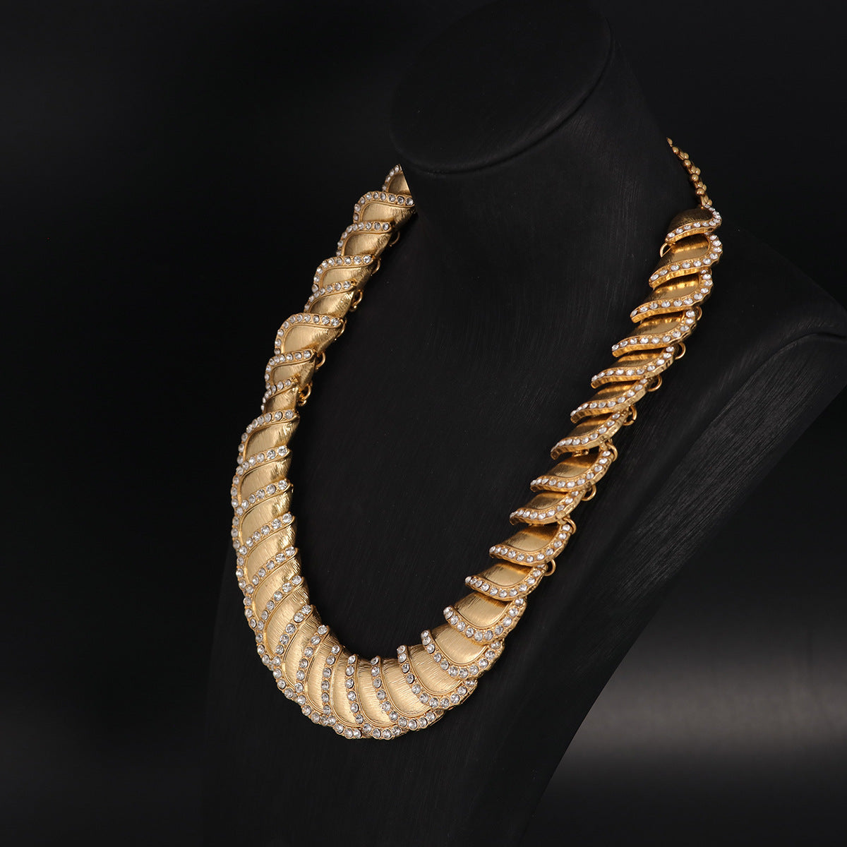 Vintage Cubic Zirconia Refined Handcrafted Necklace Timeless Style