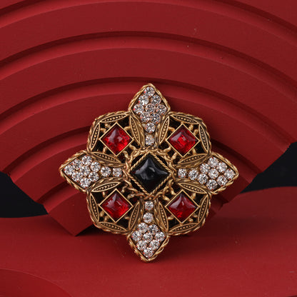 Vintage Geometric Chic Statement Brooches Timeless Style