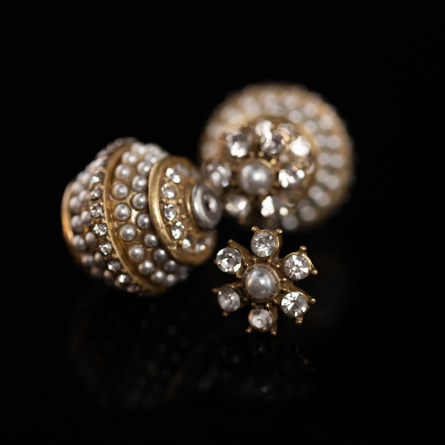 Vintage Pearl Star Refined Handcrafted Earrings Handcrafted Design