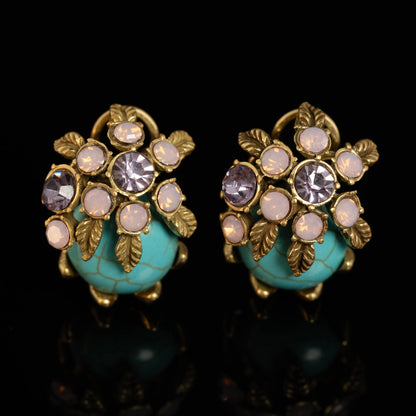 Vintage Artisan Handcrafted Statement Earrings Timeless Style
