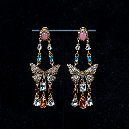 Vintage Butterfly Luxury Chic Earrings for Women