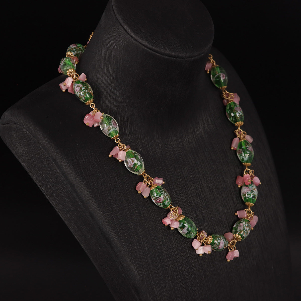 Vintage Crystal Luxury Classic Necklace Handcrafted Design
