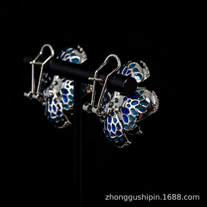 Vintage Floral Artisan Handcrafted Earrings for Ladies