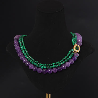 Vintage Agate Artisan Handcrafted Necklace for Ladies