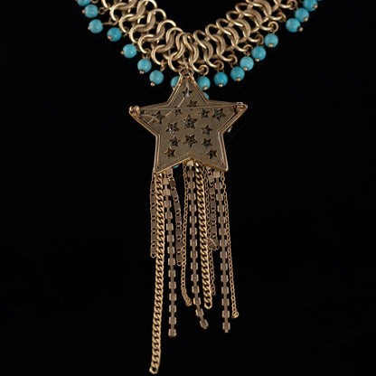 Vintage Star Elegant Timeless Necklace Gift Jewelry