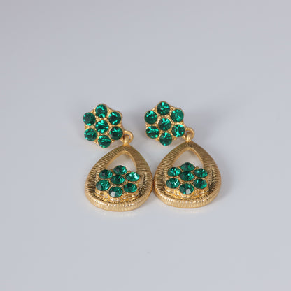 Vintage Floral Classic Timeless Earrings for Ladies