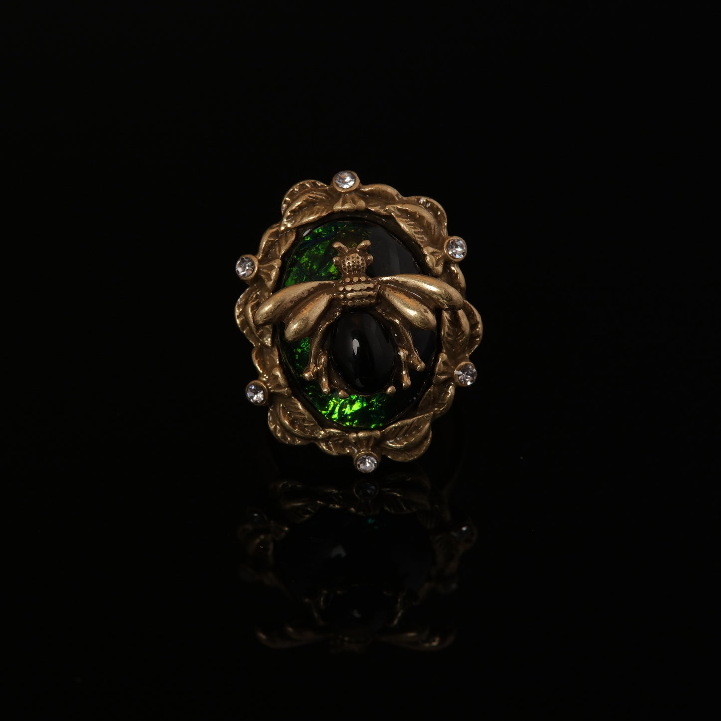 Vintage Geometric Elegant Refined Open Ring Timeless Style