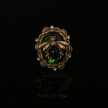 Vintage Geometric Elegant Refined Open Ring Timeless Style