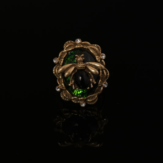 Vintage Geometric Elegant Refined Open Ring Timeless Style