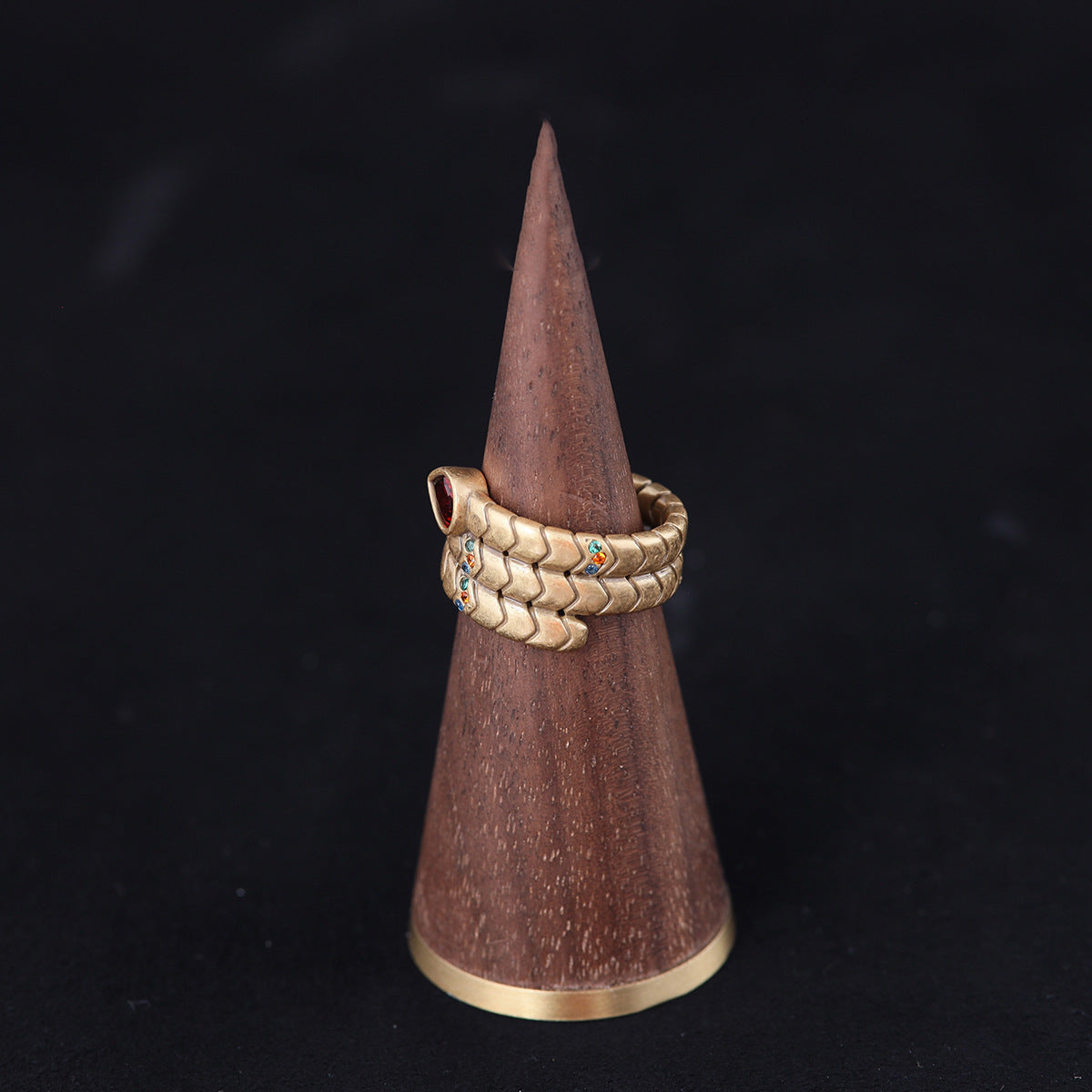 Vintage Geometric Timeless Handcrafted Open Ring Gift Jewelry