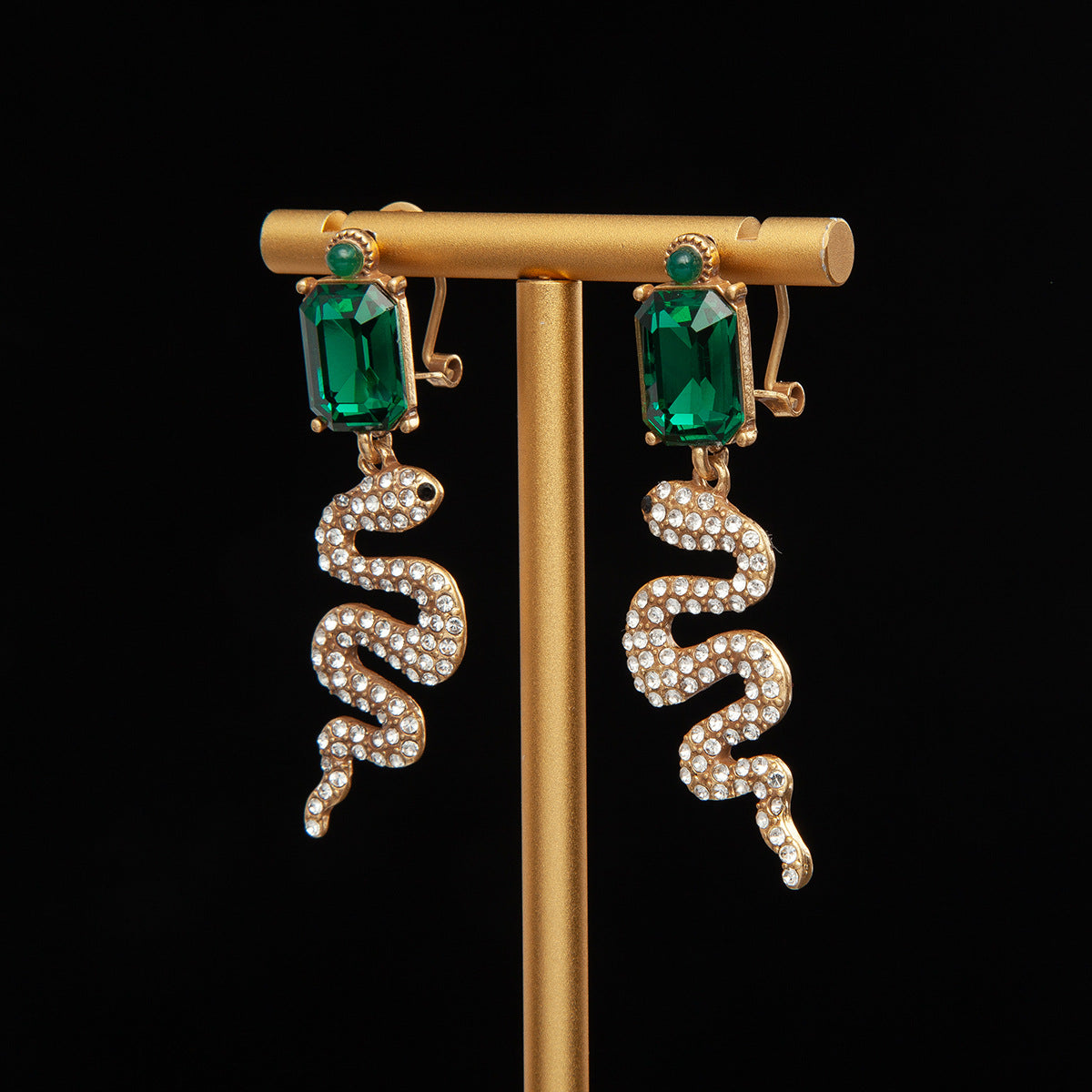 Vintage Crystal Chic Handcrafted Earrings Gift Jewelry