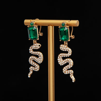 Vintage Crystal Chic Handcrafted Earrings Gift Jewelry