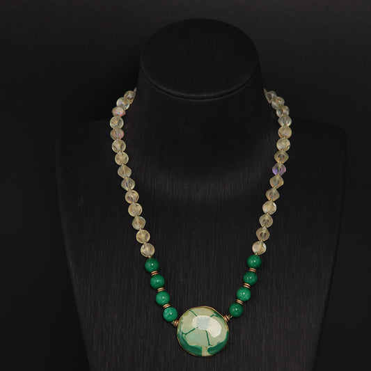 Vintage Classic Statement Refined Necklace Handcrafted Design