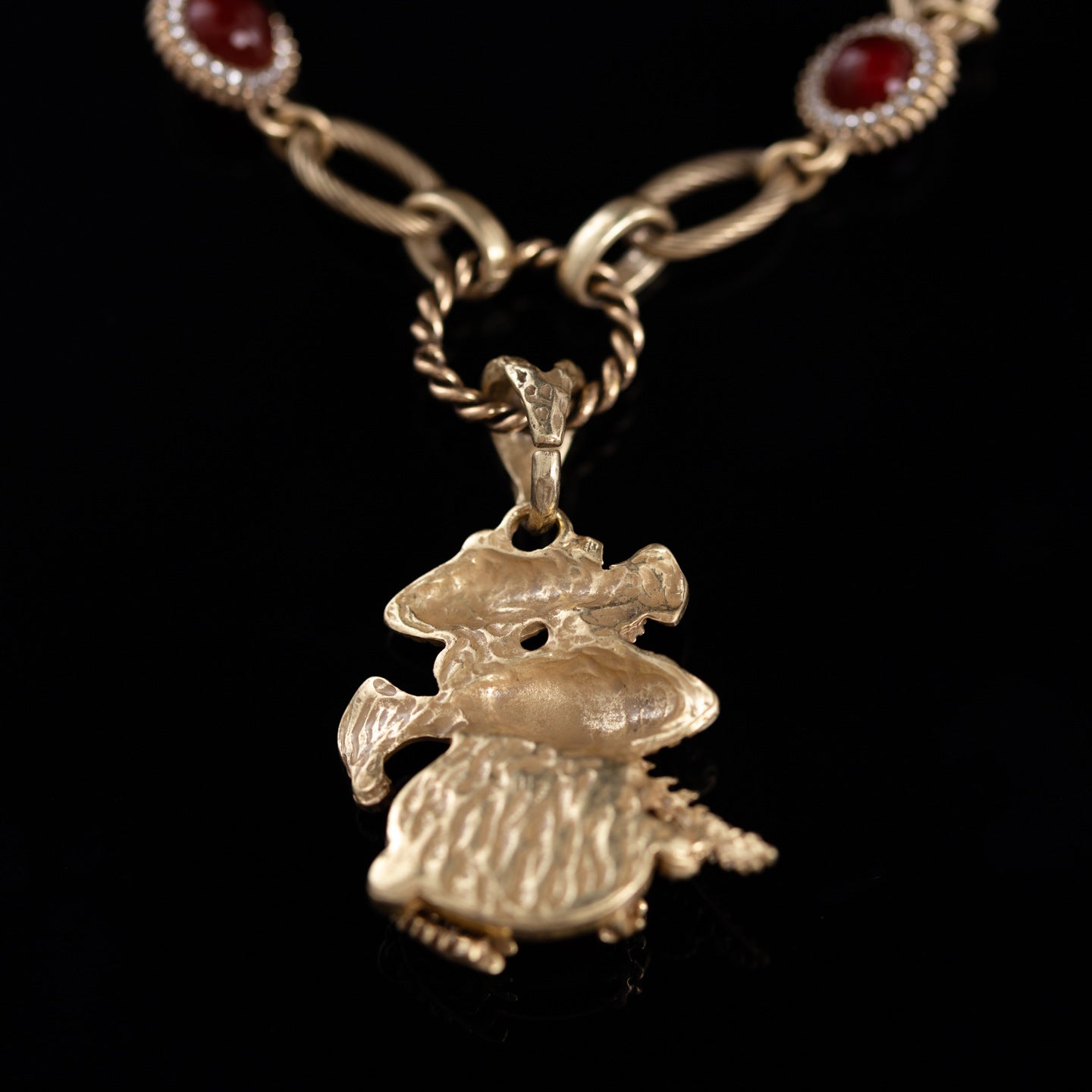 Vintage Natural Stone Luxury Necklace Handcrafted Design